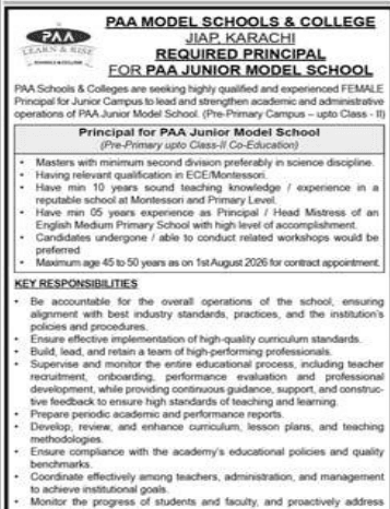 Job Advertisement